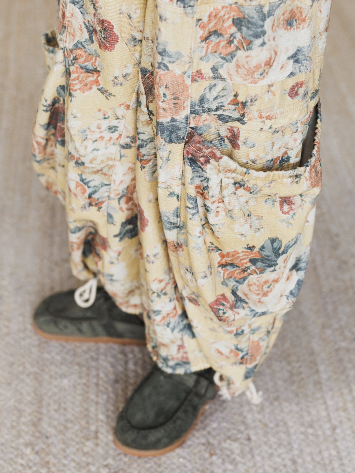 Flower Party Pants - Yellow