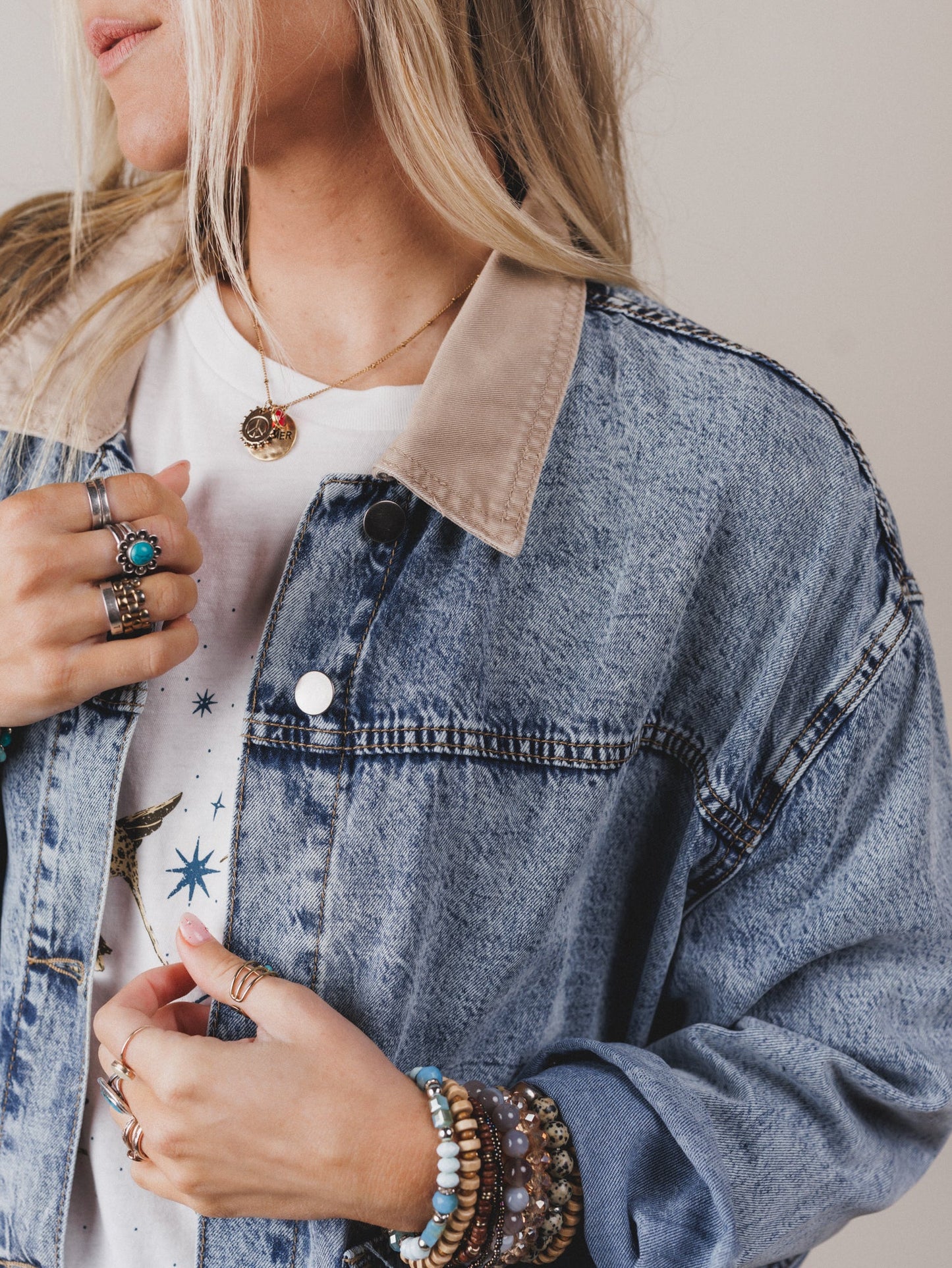 Blue Jean Baby Barn Jacket - Washed Denim