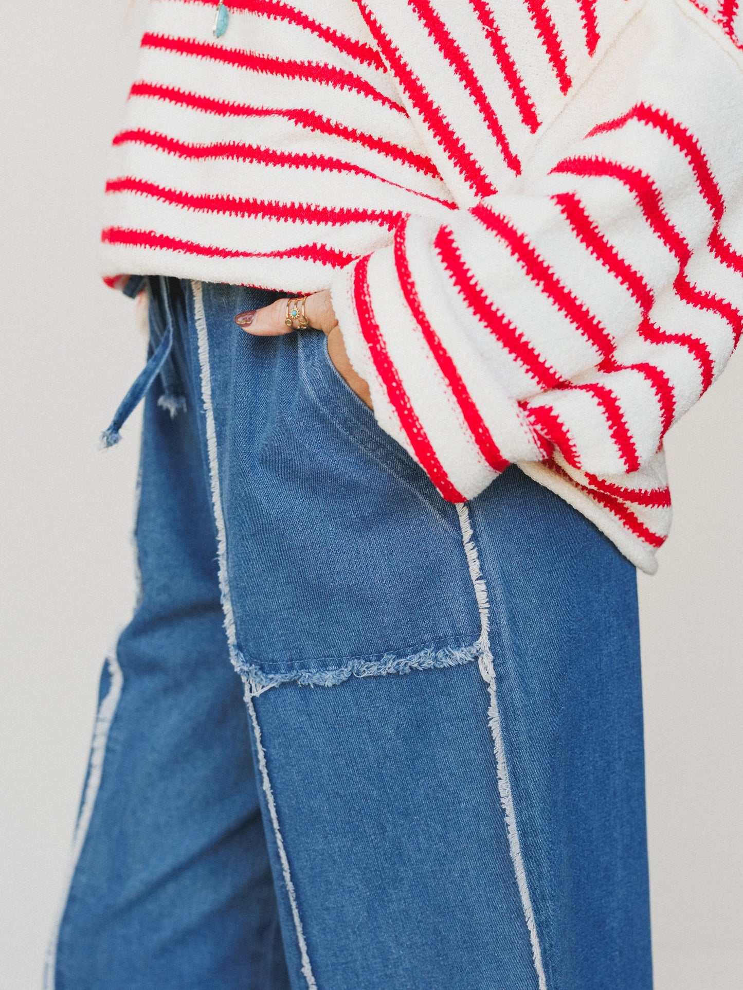 Cozy Blues Denim Pants - Denim