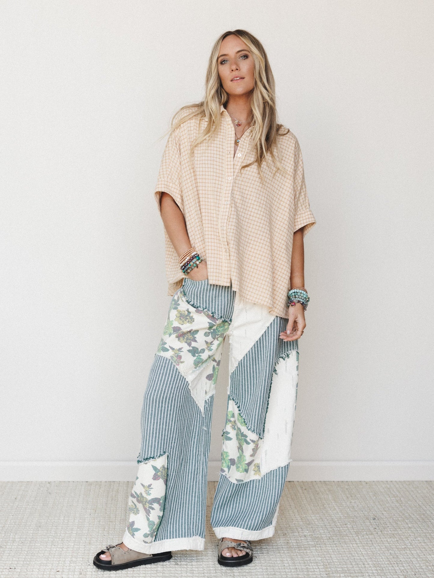 Goldenrae Pants - Green Multi