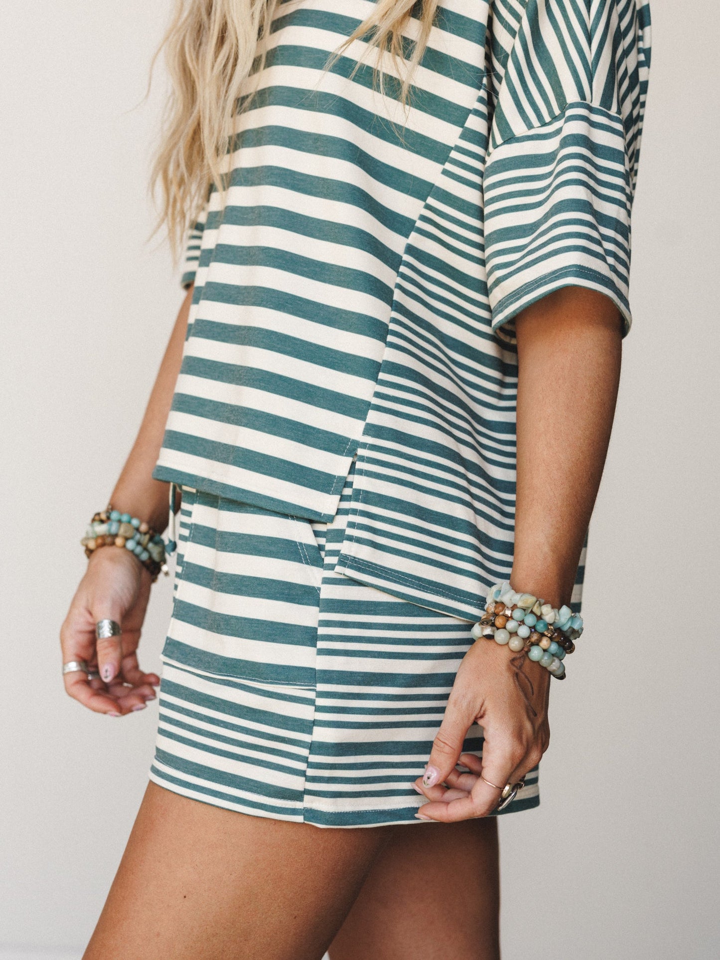 The Nest Play Date Short Set - Green