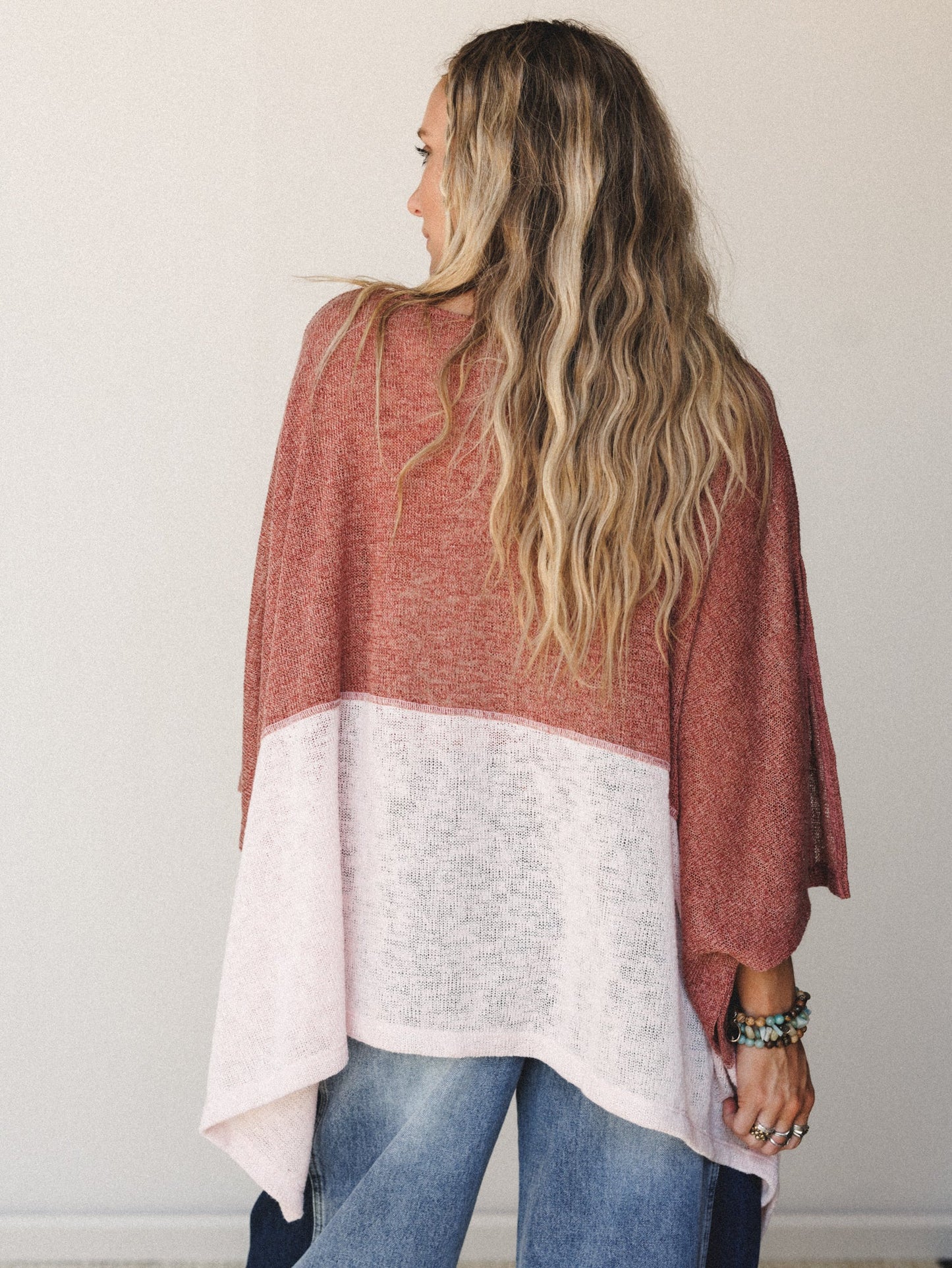 The Nest Bold Horizon Top - Rust Pink