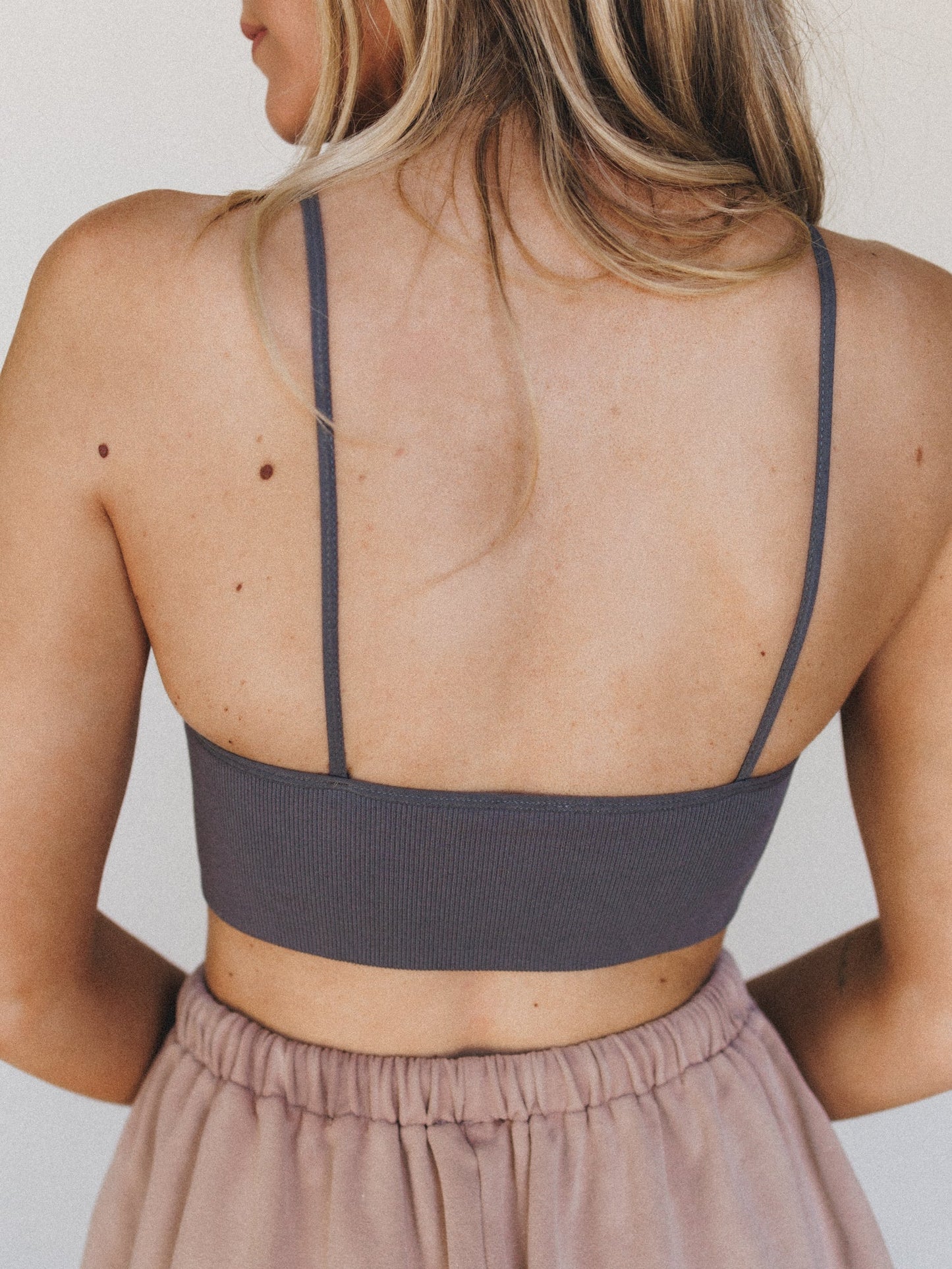 Sweet Mornings Bralette - Charcoal