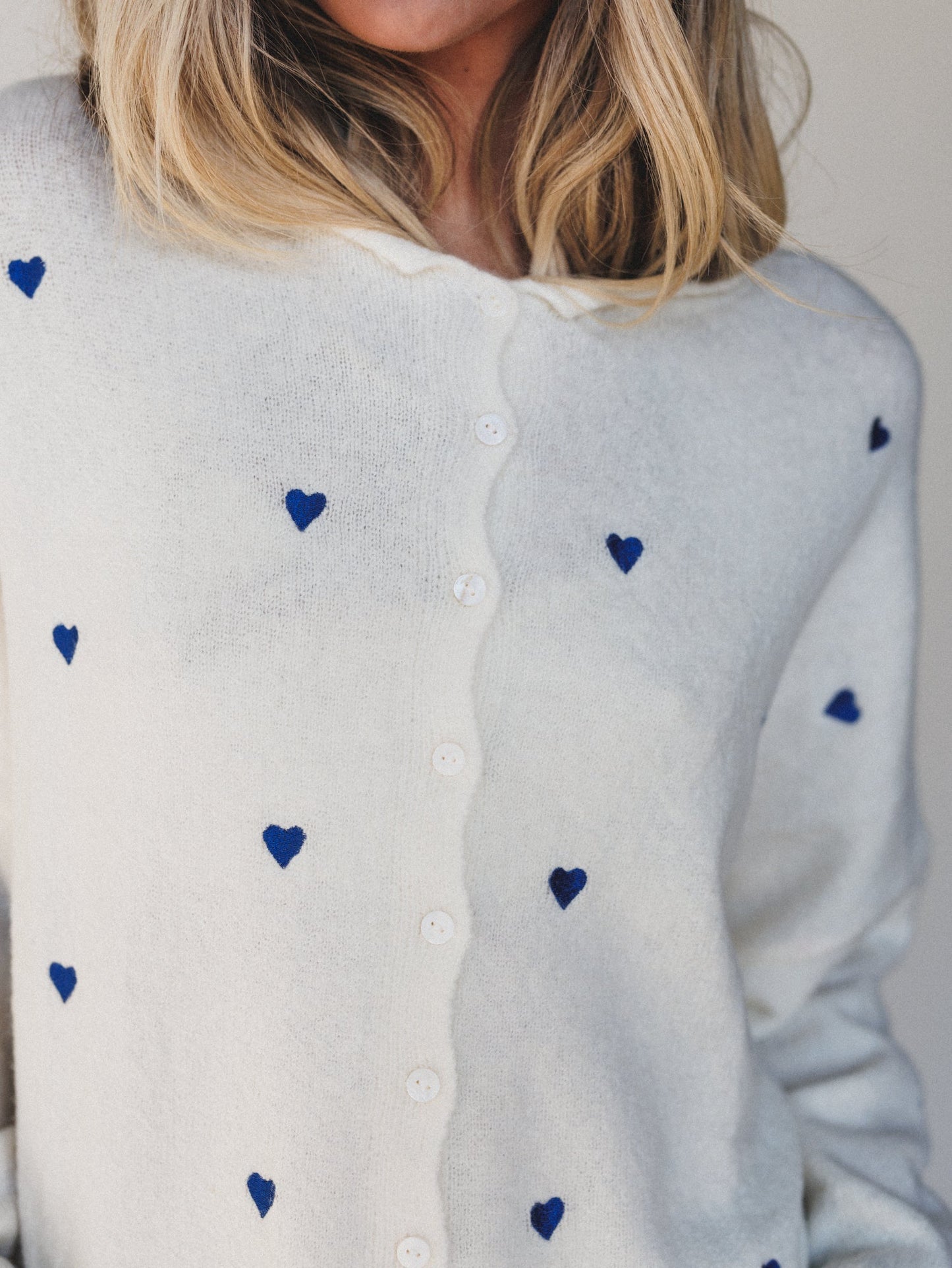Heart On You Cardigan - Ivory