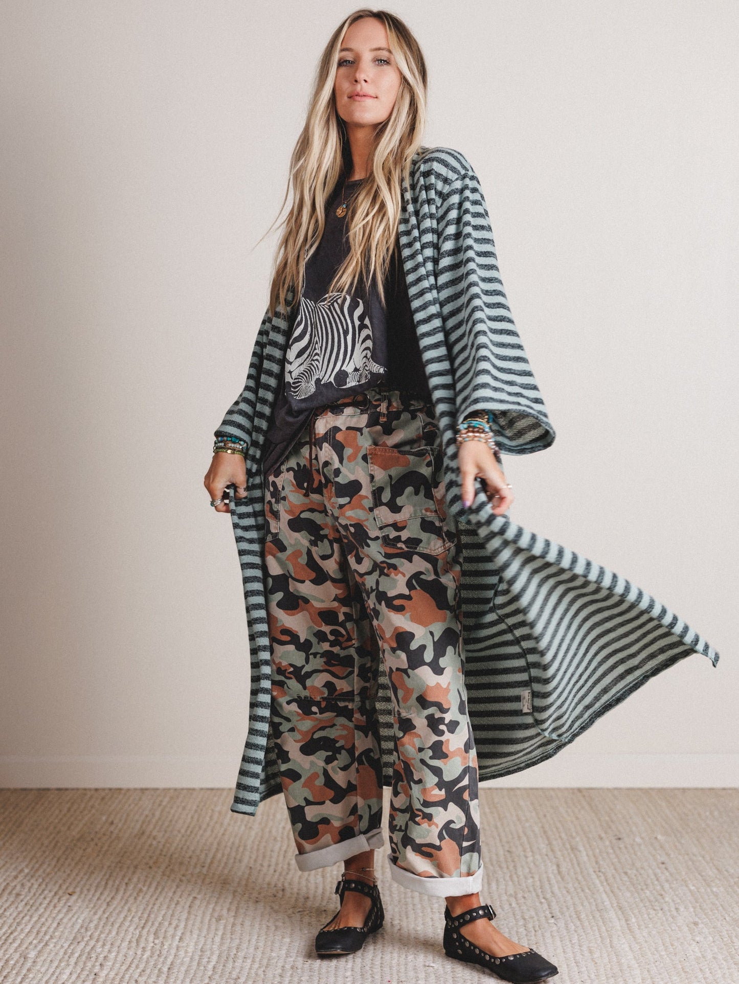 The Nest Endless Love Cardigan - Sage Black