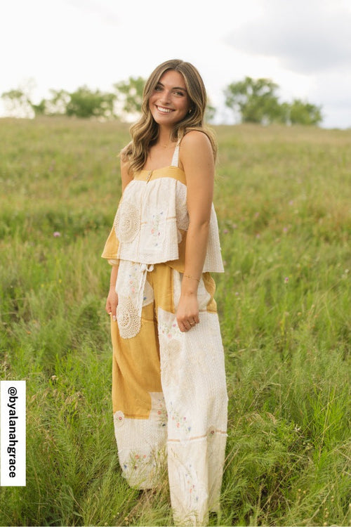 Patchwork Parade 2 Piece Bundle - Mustard