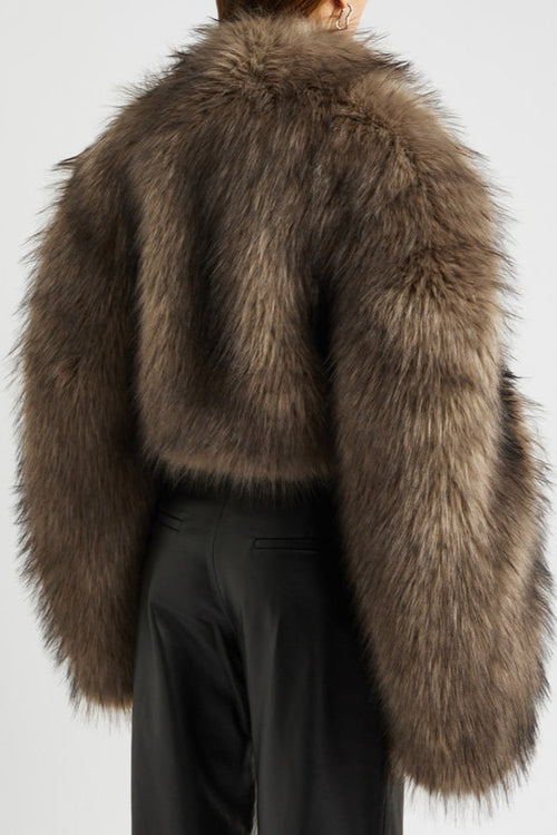 Vintage Faux Fur Short Coat