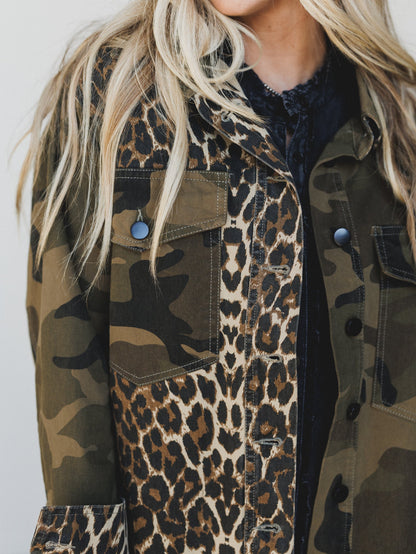 Wild About Camo Jacket - Camo Green