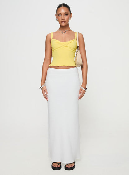 Dalma Twist Top Yellow