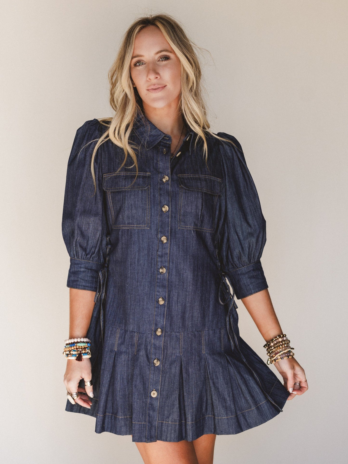 American Classic Dress - Indigo