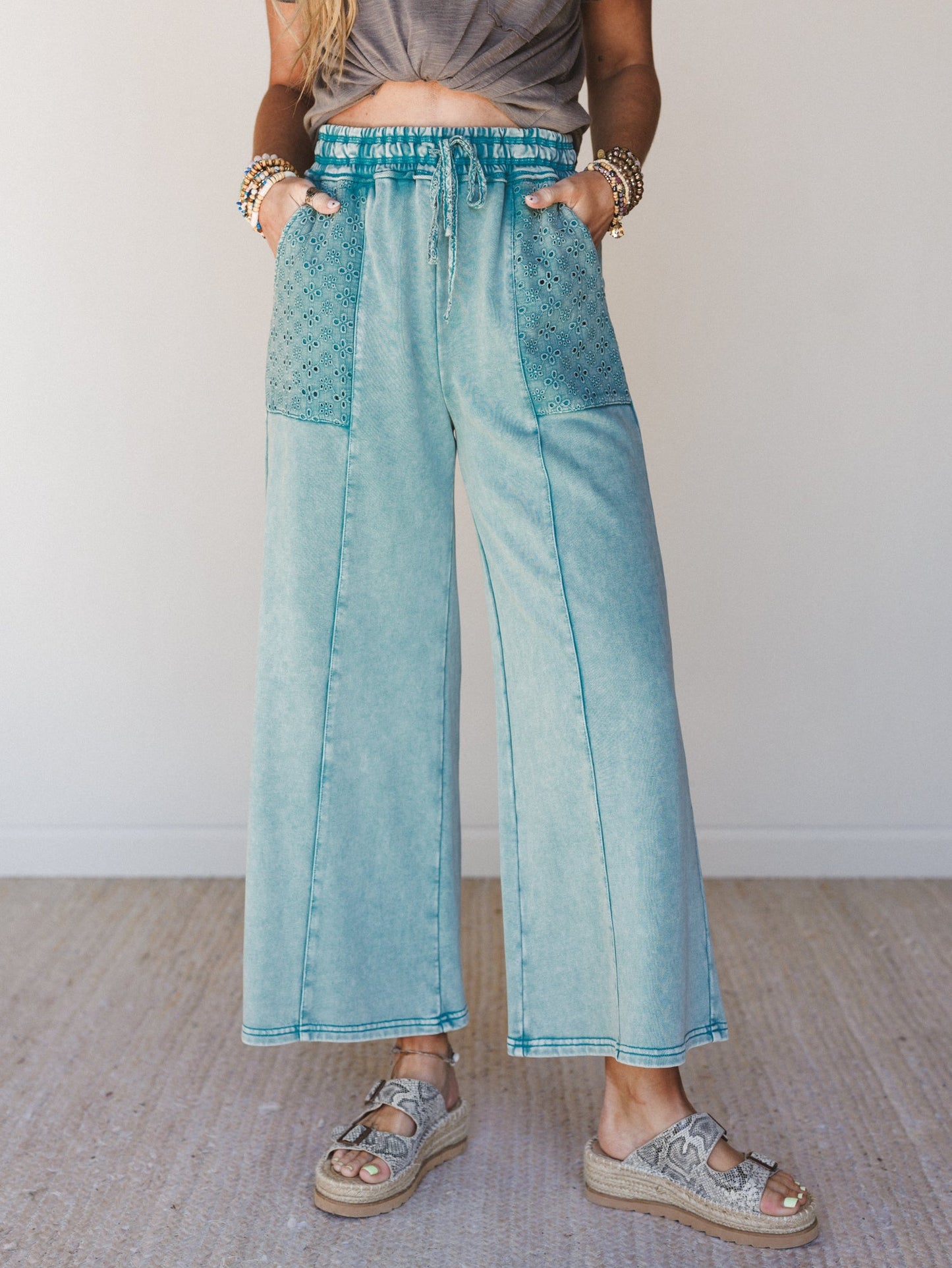 Just The Thing Pants - Peacock