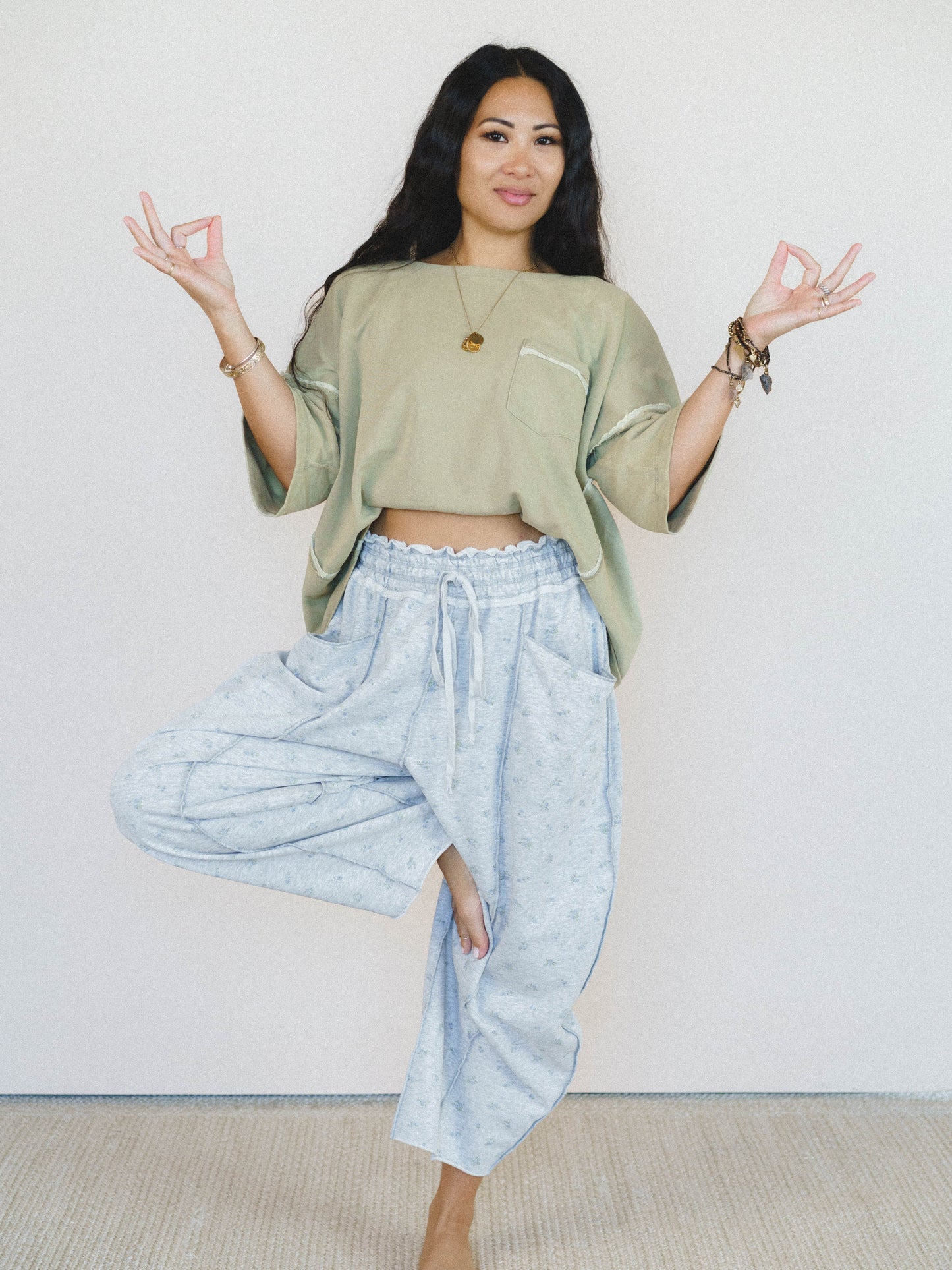 New in Town Pants - Heather Gray