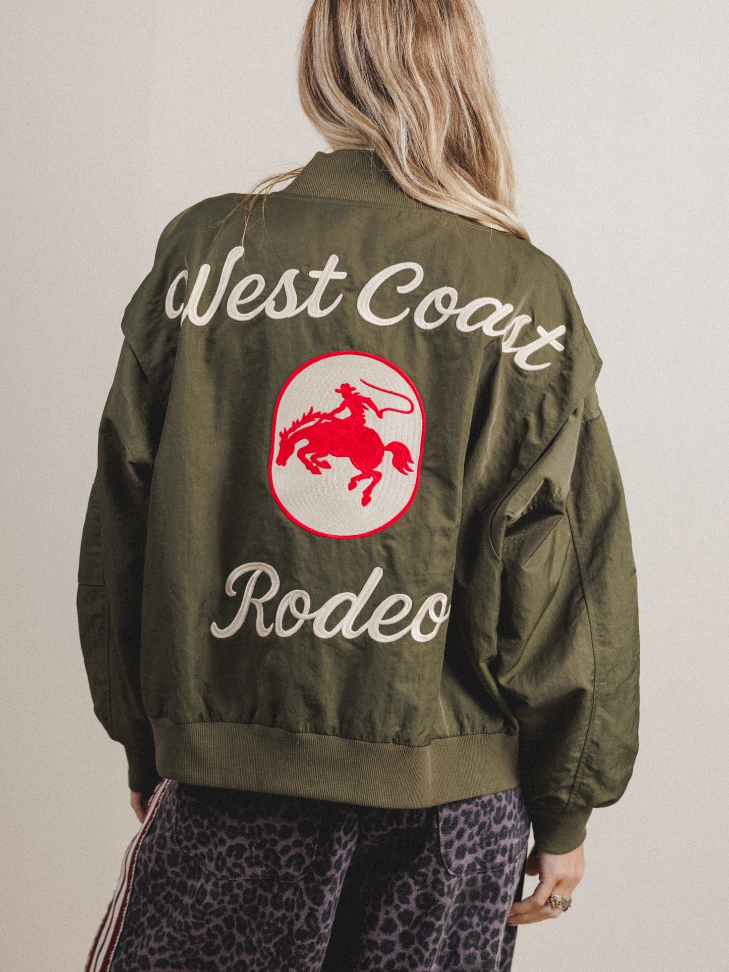 West Coast Rhode Bomber Jacket  - Army Green