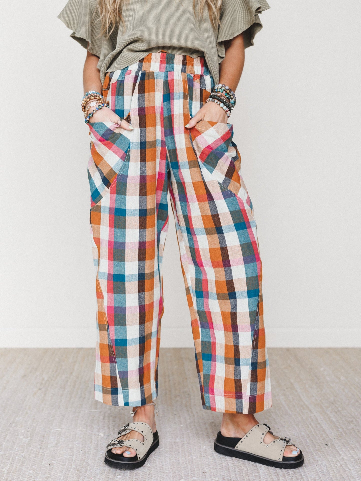 Wild Roams Pants - Rose Teal