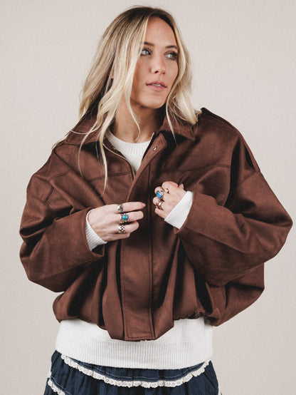 Boho City Jacket - Brown