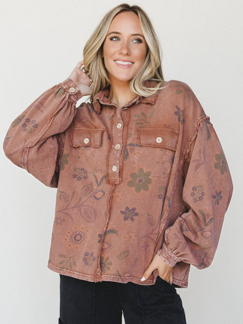 Nature Lover Top - Chocolate