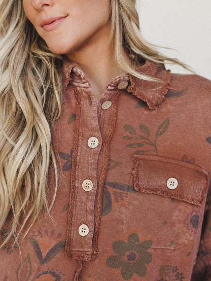 Nature Lover Top - Chocolate