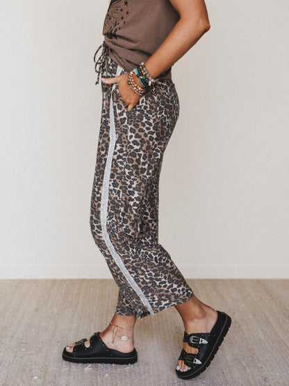 Chasing The Wild Leopard Pants - Leopard