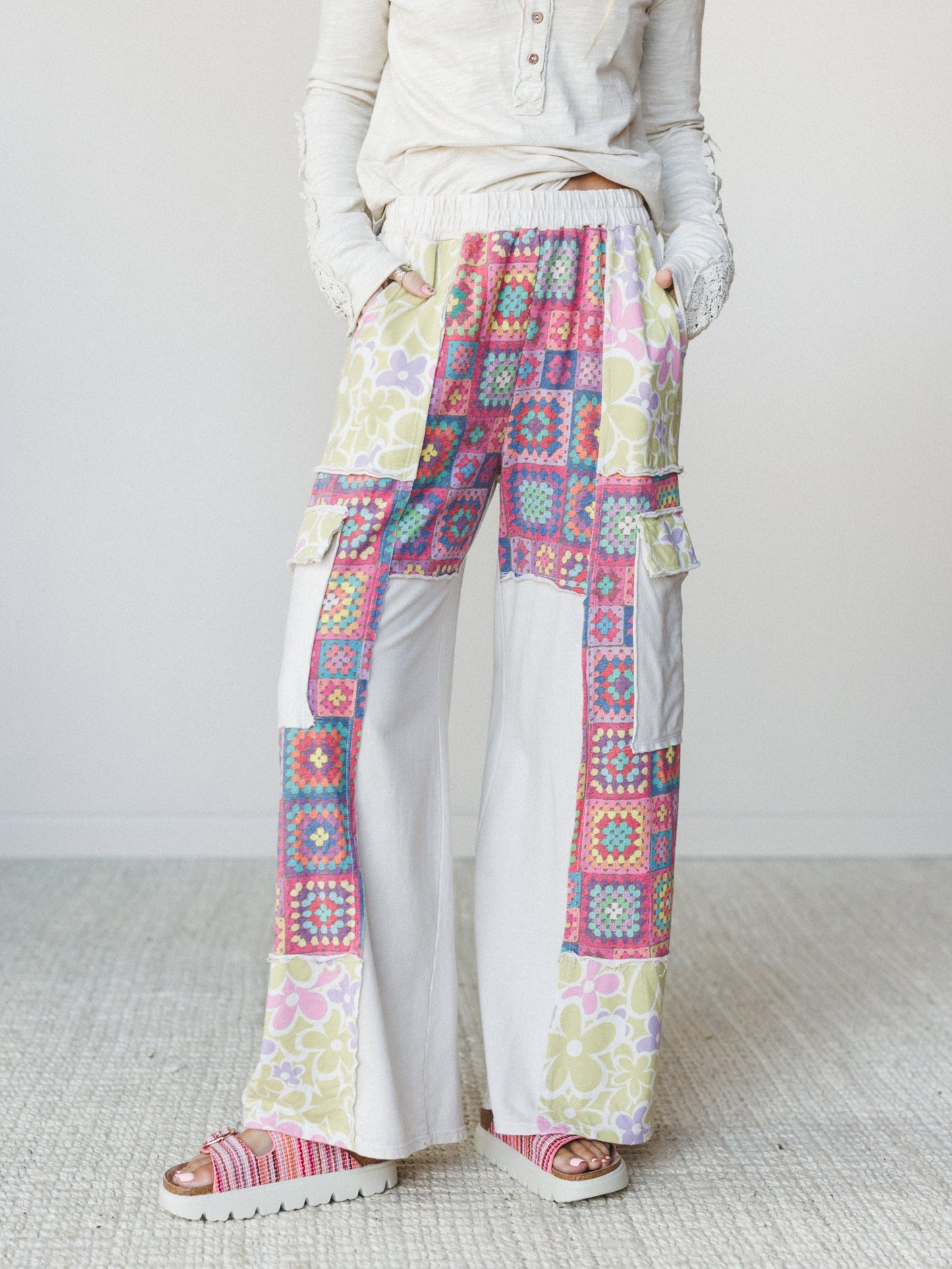 Desert Collage Pants - Natural
