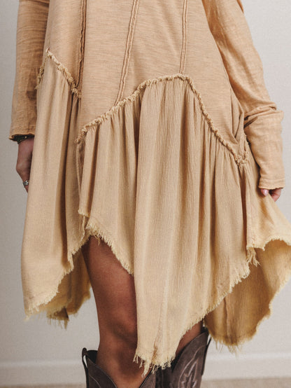 Full of Hope Dress - Biscuit