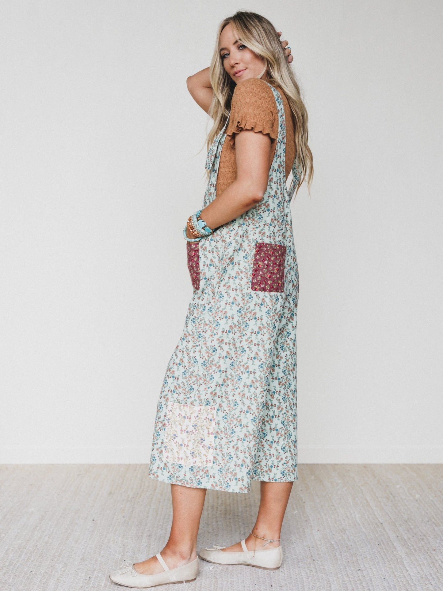 The Nest Bloomside Overalls - Sage