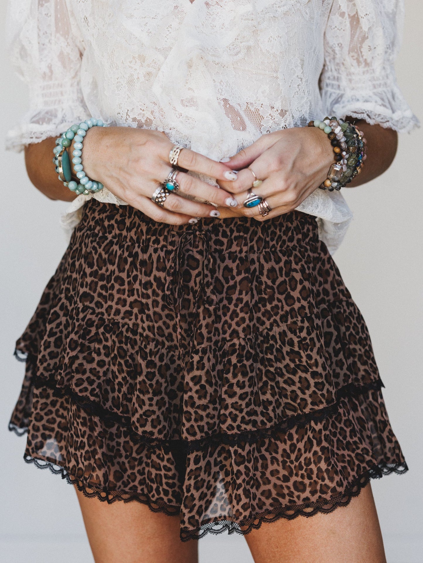 Wild Calling Skort - Leopard
