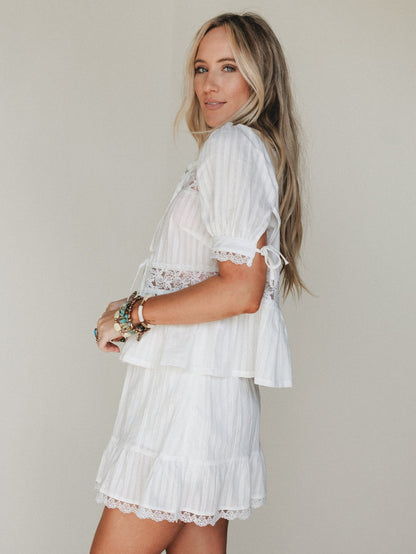 Ingrid Two Piece Set  - Off White