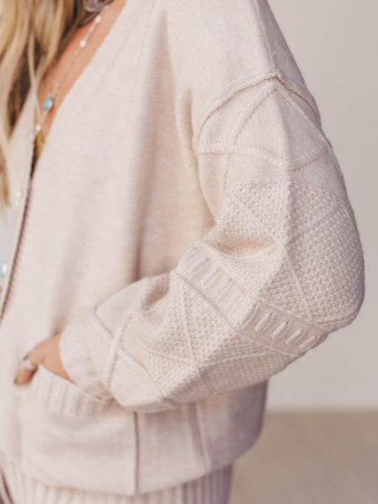 Let It Wander Cardigan - Oatmeal