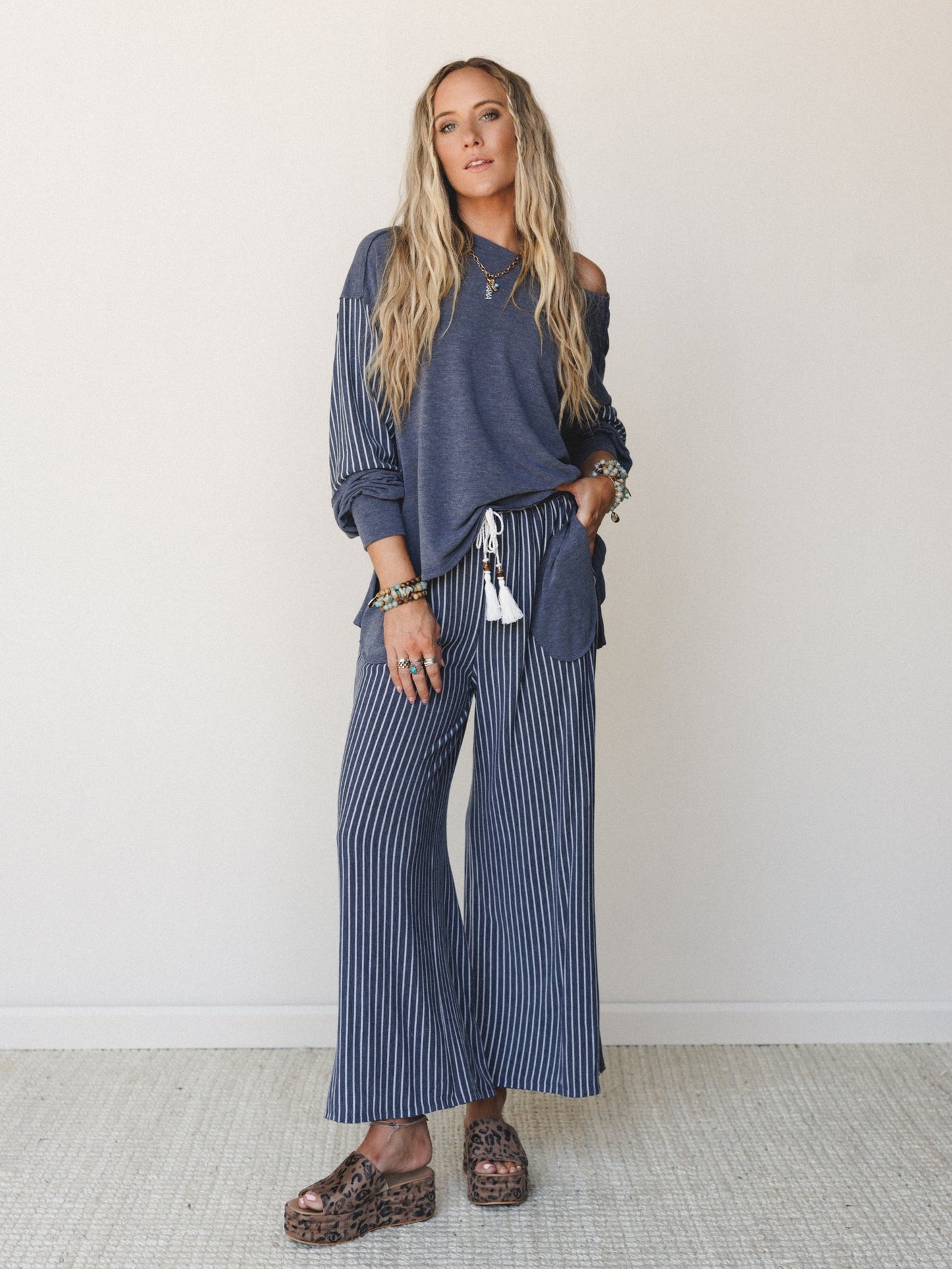 The Nest Easy Days Contrast Set - Navy