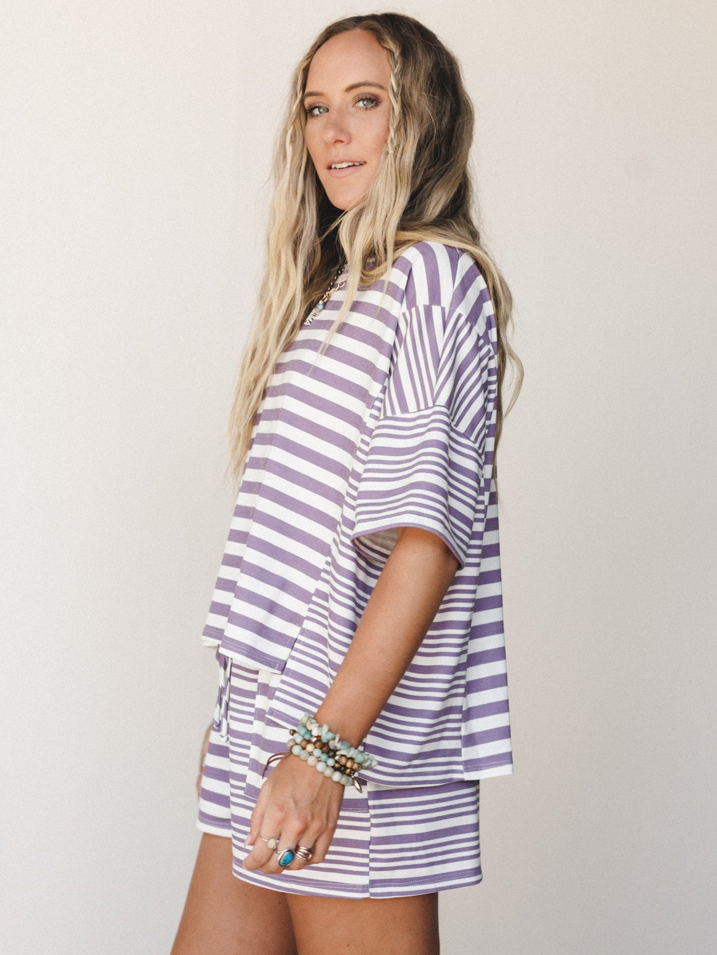 The Nest Play Date Short Set - Lavender