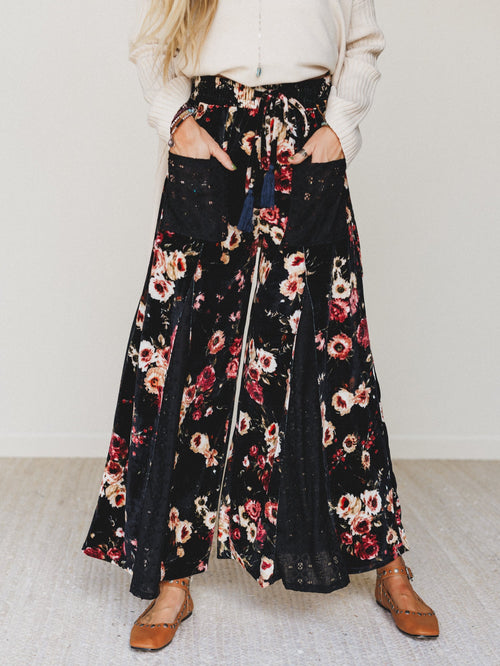 The Nest Let's Party Wide Leg Pants - Black