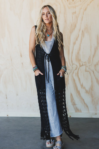 The Nest Seaside Soul Duster - Black