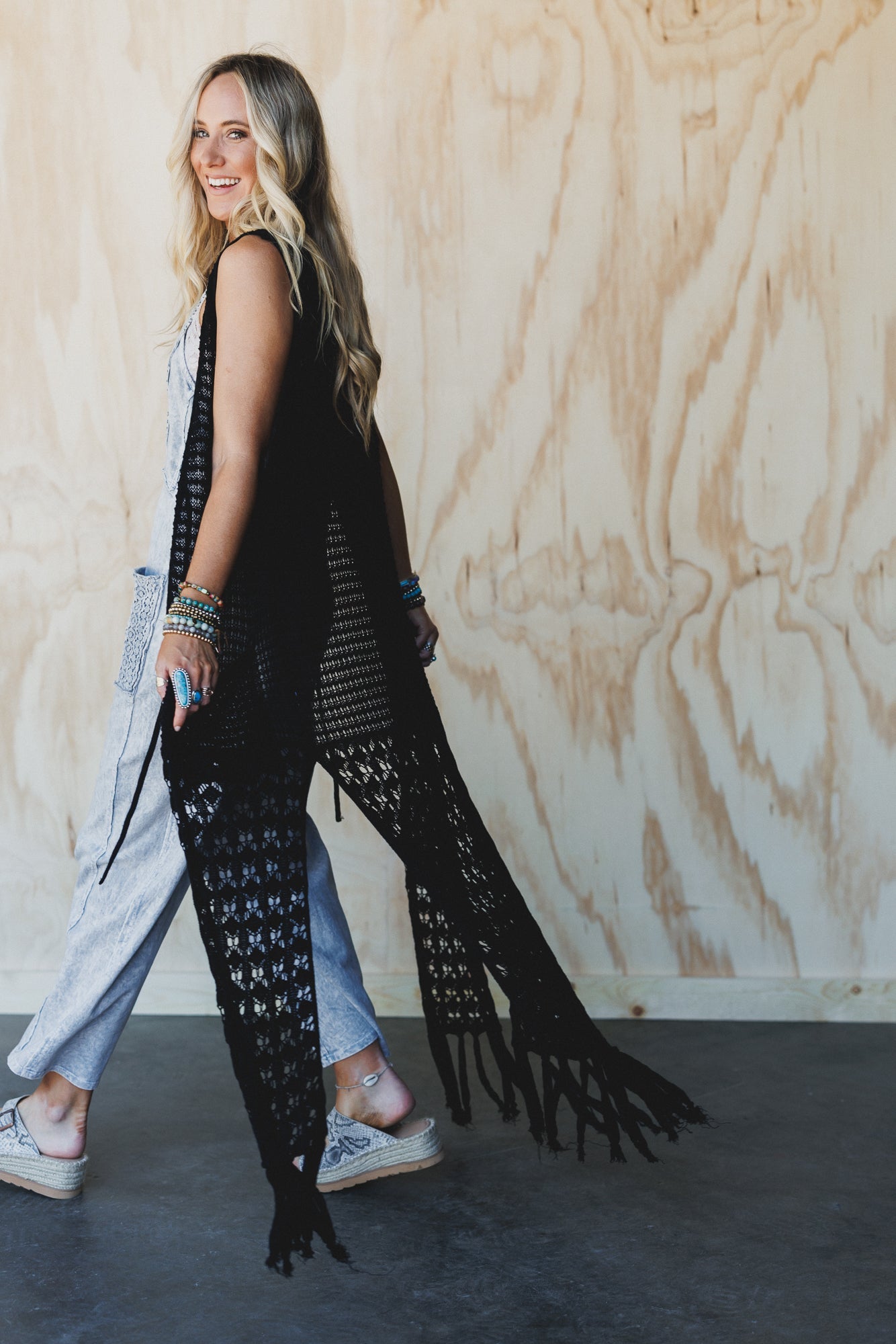 The Nest Seaside Soul Duster - Black