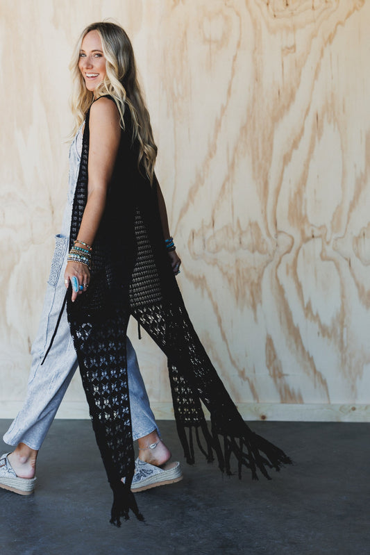 The Nest Seaside Soul Duster - Black