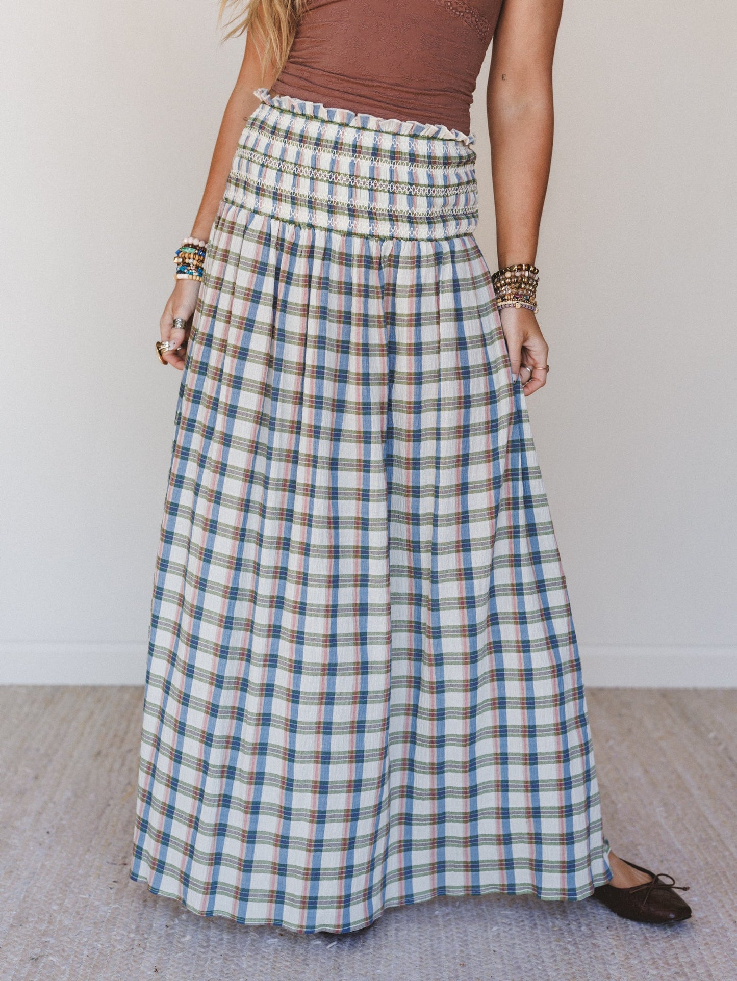Journey Home Maxi Skirt  - Denim