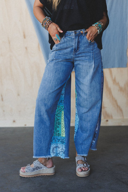 Paisley Drift Jeans - Denim