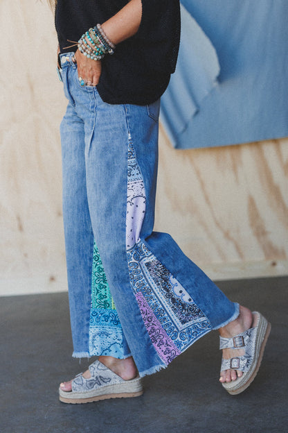 Paisley Drift Jeans - Denim