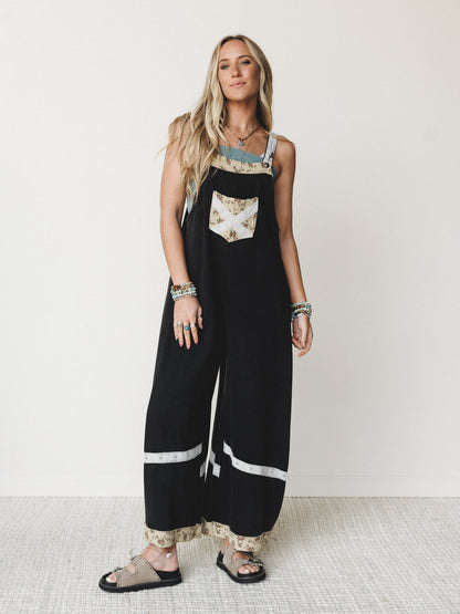 Cozy Hour Jumpsuit - Black