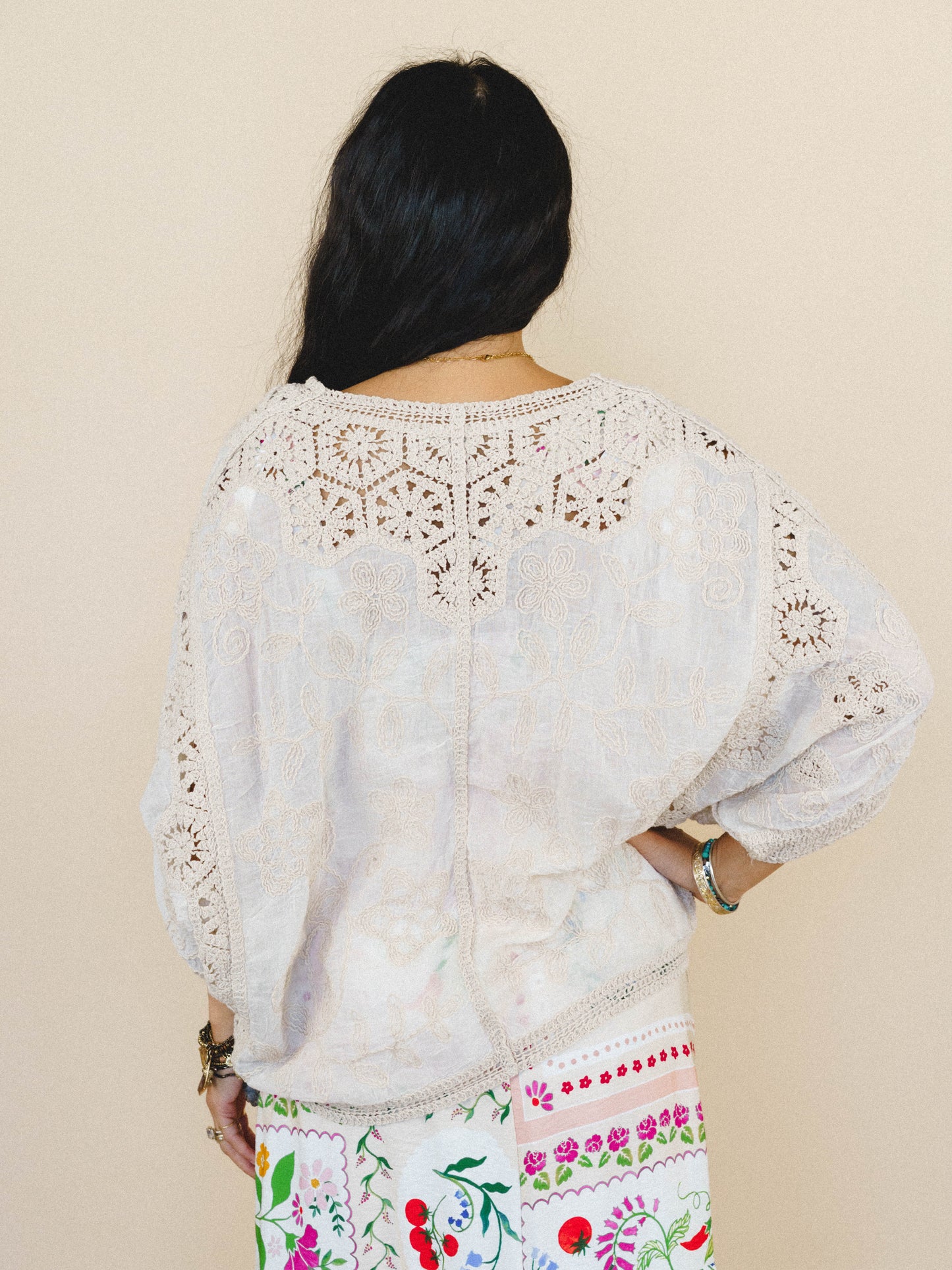 Meadow Sunrise Shawl - Natural