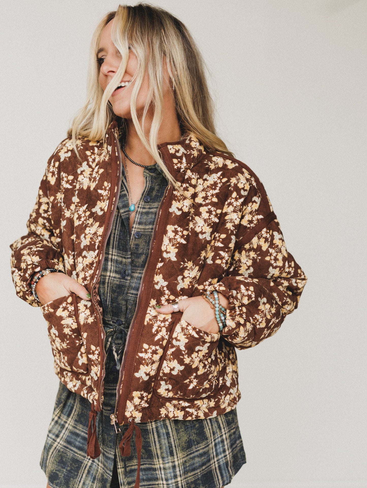 Fever Bloom Jacket - Brown
