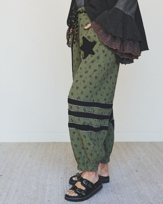 Star Child Pants - Moss Green