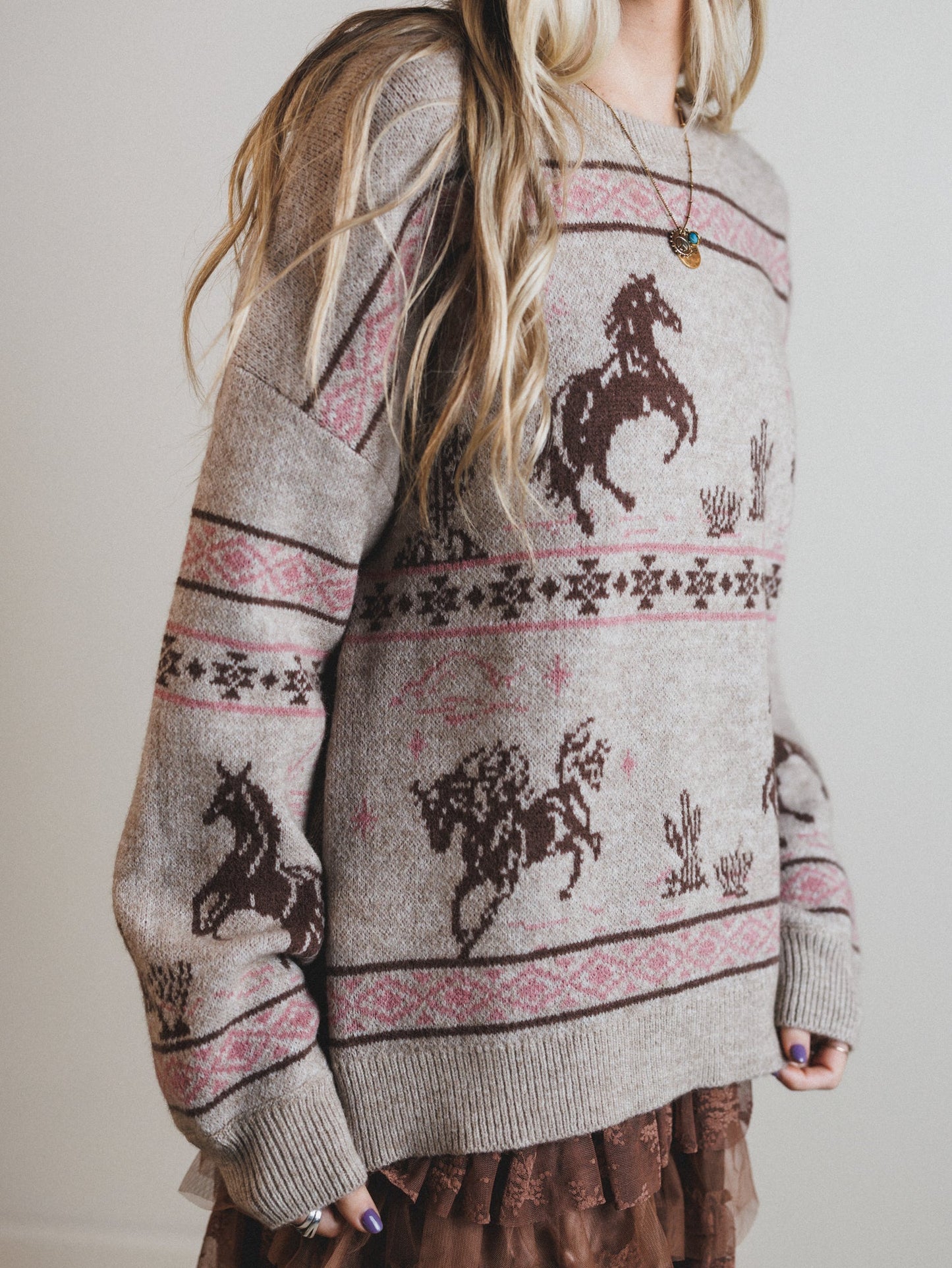 Sunset Stride Sweater - Taupe