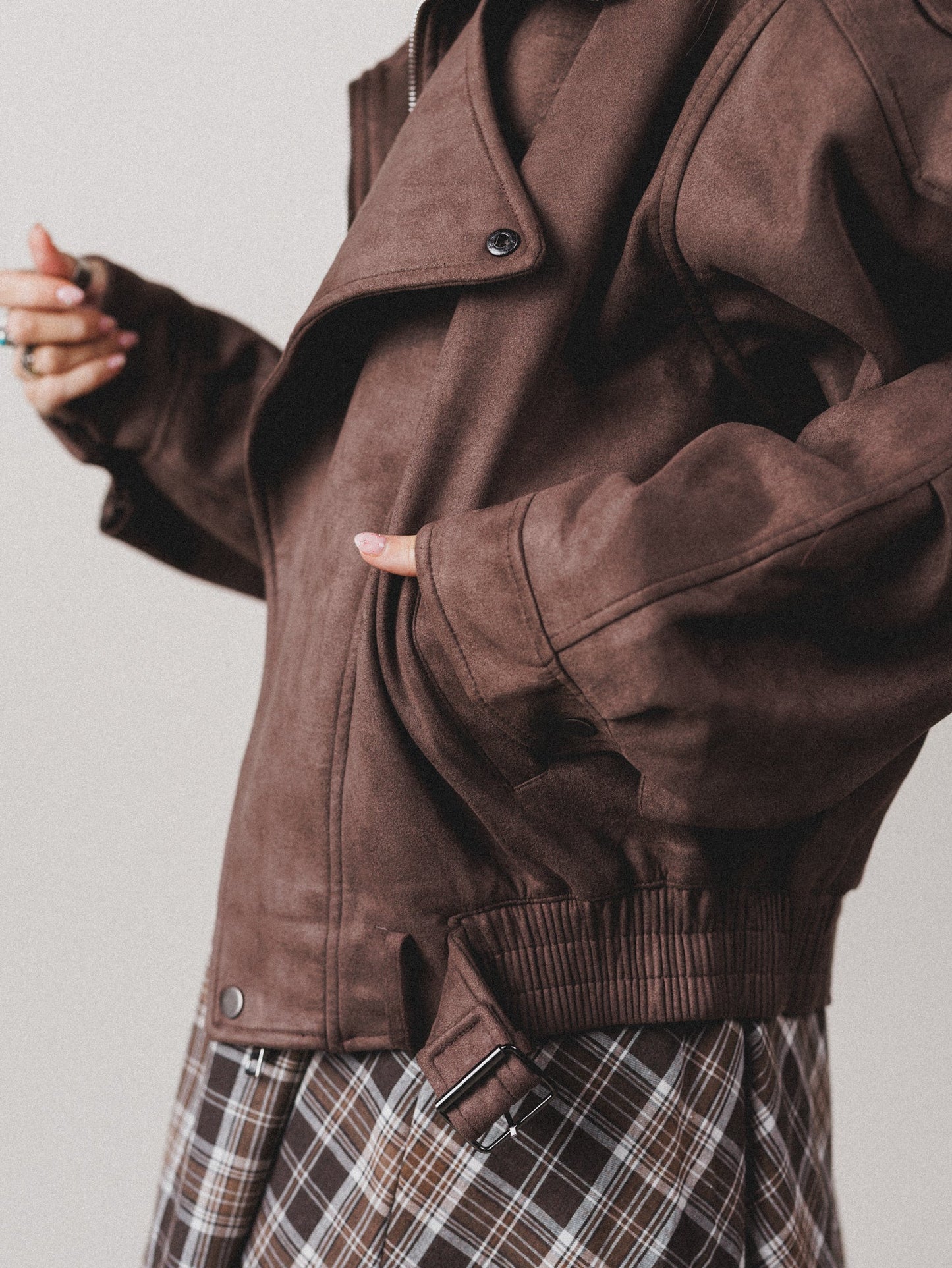 James Moto Jacket - Brown