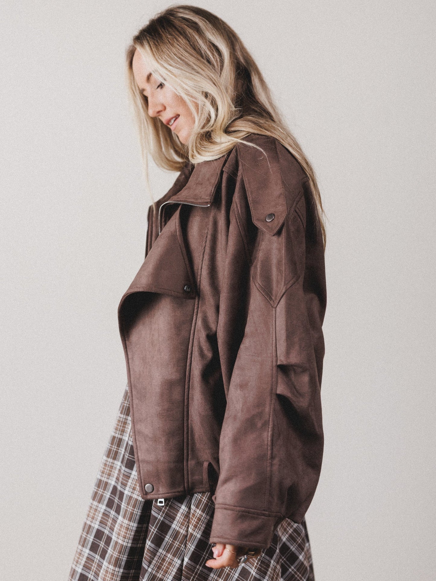 James Moto Jacket - Brown