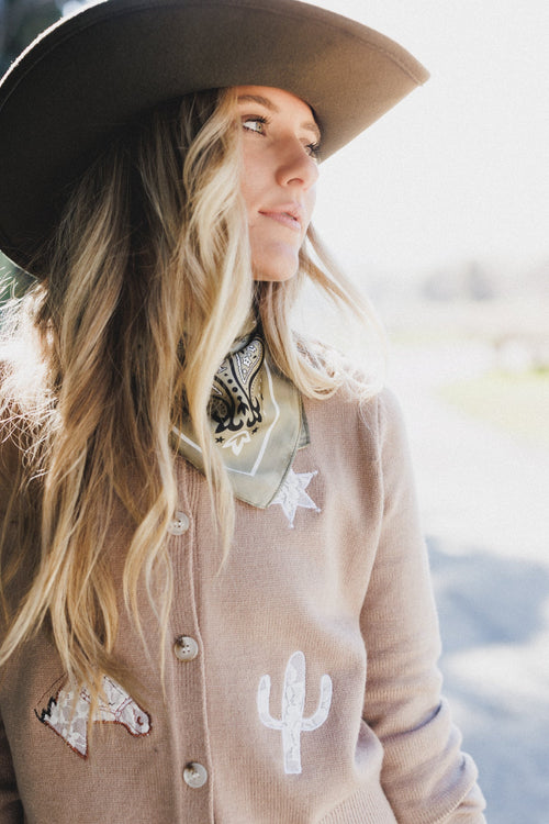 Western Mood Cardigan - Mocha