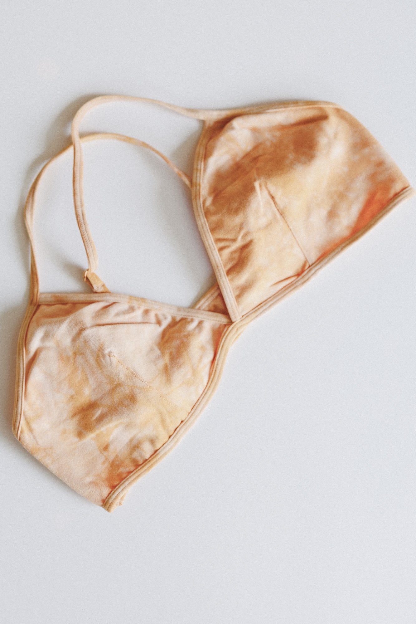 Justina Tie Dye Bralette - Orange
